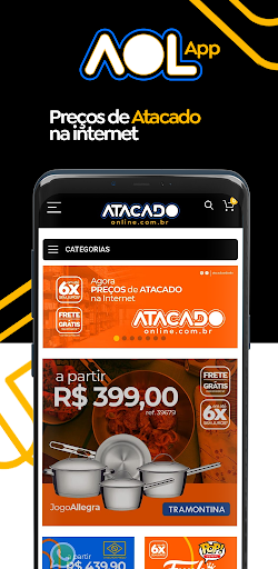Android application AtacadoOnLine screenshort
