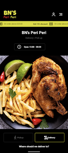 Android application BN's Peri Peri screenshort