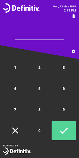 Android application Definitiv TimeClock screenshort