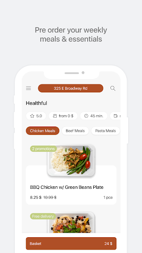 Android application Healthful Delivery screenshort