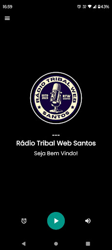 Android application Rádio Tribal Web Santos screenshort