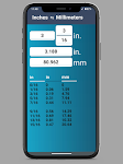 screenshot of Inches and Millimeters