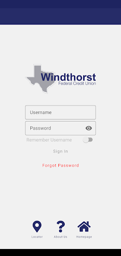 Android application Windthorst FCU screenshort