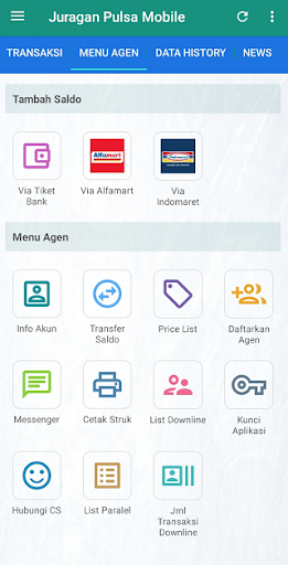 Juragan Pulsa Mobile Screen 2