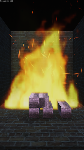 Android application Fireplace Simulate screenshort