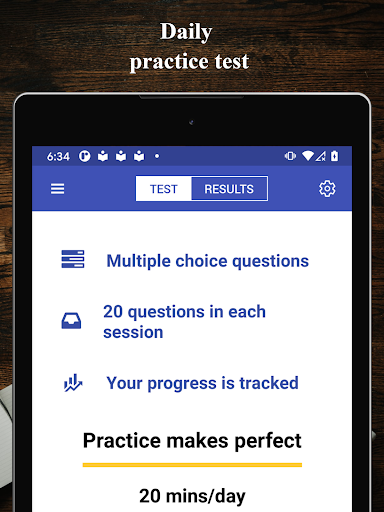 Screenshot of Korean Flashcards