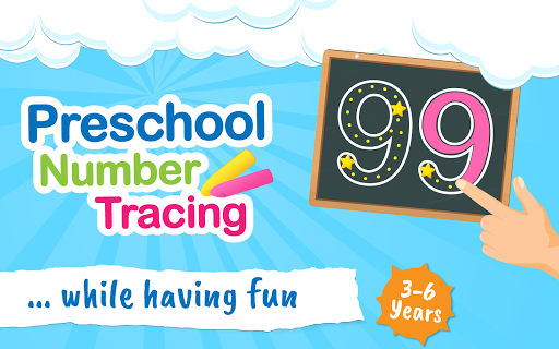 Preschool Number Tracing 1-99