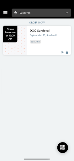 Android application Restaurang DOC screenshort