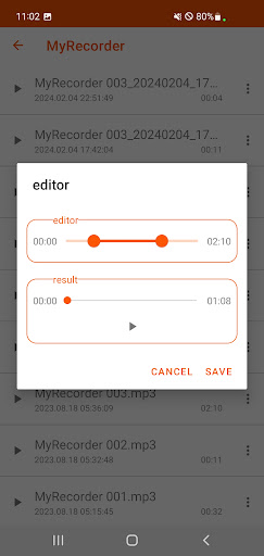 My Recorder Screenshot 4 - AppWisp.com