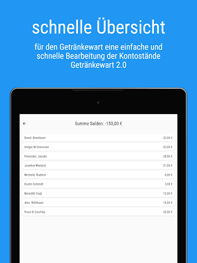 Getränkewart 2.0 - Strichliste