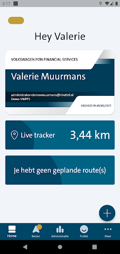 Android application VWPFS Mobility screenshort