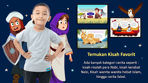 Screenshot of Kabi - Kisah Nabi & Buku Islam