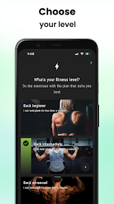 Screenshot 1 Back Workout & Correct Posture android