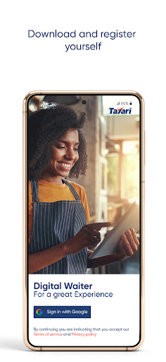 Android application TAYARI screenshort