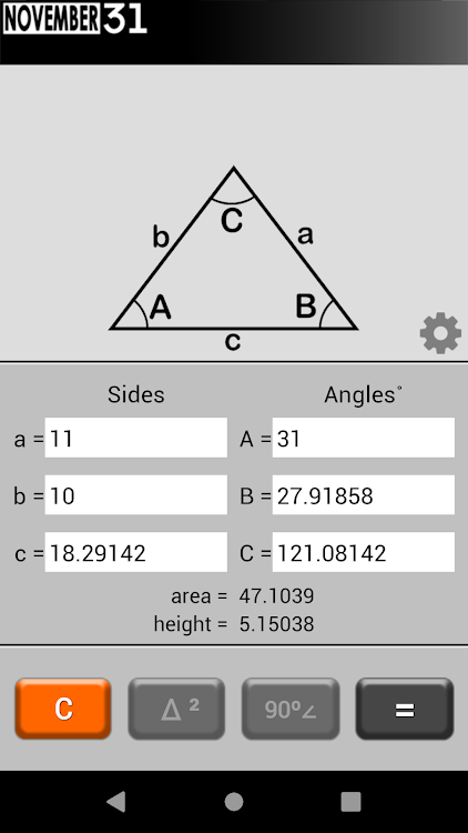 Triangle Calculator - 4.3.5 - (Android)