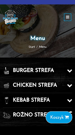 Android application Posejdon Burgers screenshort