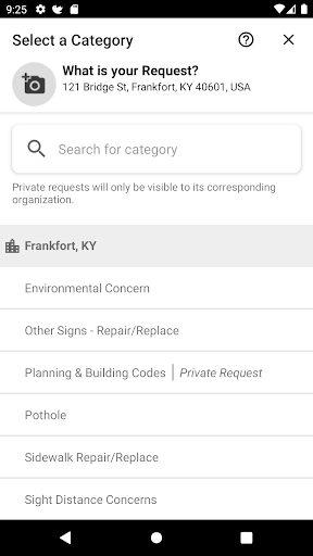 City of Frankfort, Kentucky Screen 3