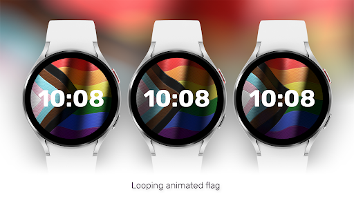 Progress Pride Flag Watch Face Screen 2