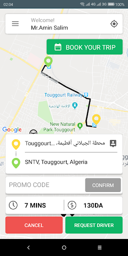 Toptaxi Screen 2