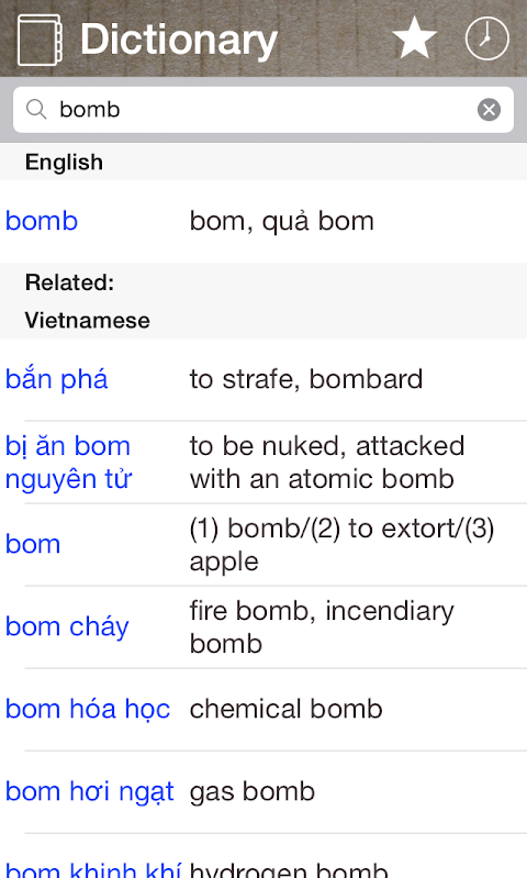 Vietnamese English Dictionaryのおすすめ画像1