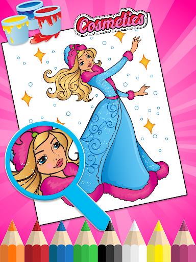 Screenshot of Fashion Coloring Book