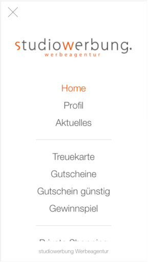 Android application Studiowerbung Nördlingen screenshort
