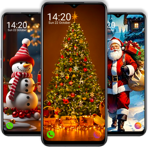 Christmas wallpapers logo