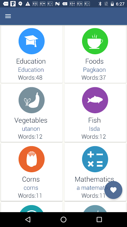 Word Book English To Cebuano - Fasting - (Android)