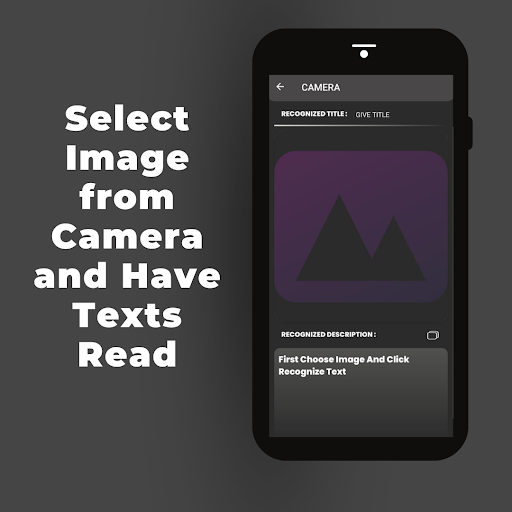 Android application Txt To Image Conventer: ML KIT screenshort