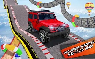 Impossible Jeep Stunt Driving - Screenshot 3
