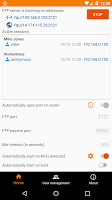 screenshot of FTP Server - Multiple users