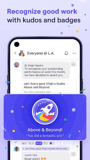 Screenshot of Breakroom Chat & Scheduling