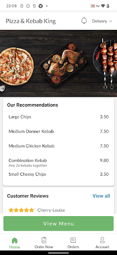 Pizza & Kebab King Screen 2