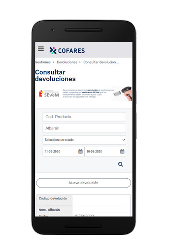 Cofares Screen 2