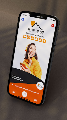 Rádio Cidade Ventos do Vale Screen 2