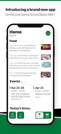 Android application McCook Central School District screenshort