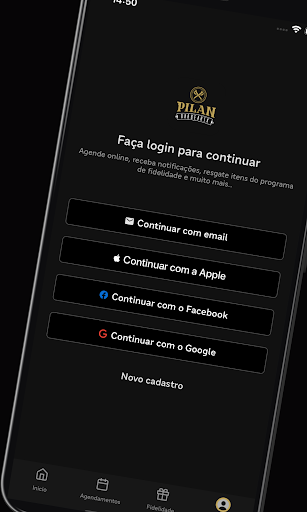 Android application Pilan Barbearia screenshort