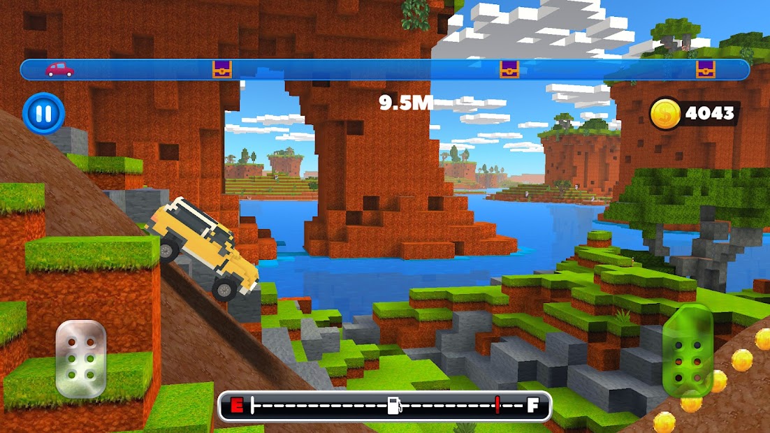 Screenshot 9 Blocky Rider: Roads Racing android