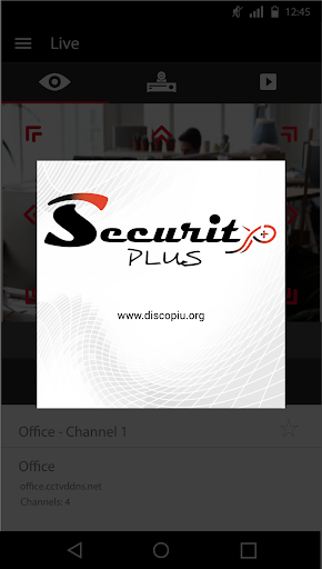 Android application SecurityPlus EasyView screenshort