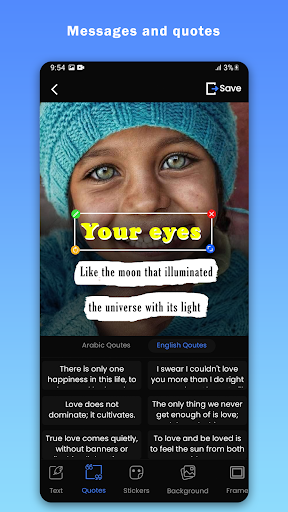 Text on photo - photo editor