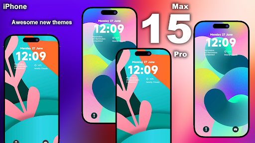 iPhone 15 Pro Max Launcher Screen 2