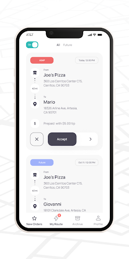 Delivery First Driver