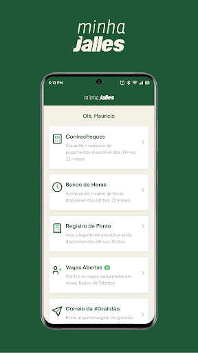 Android application App Minha Jalles - Colaborador screenshort
