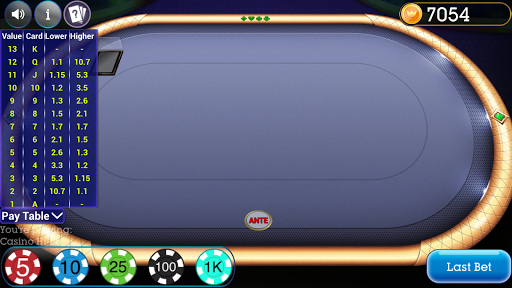 Casino High Low Screen 3