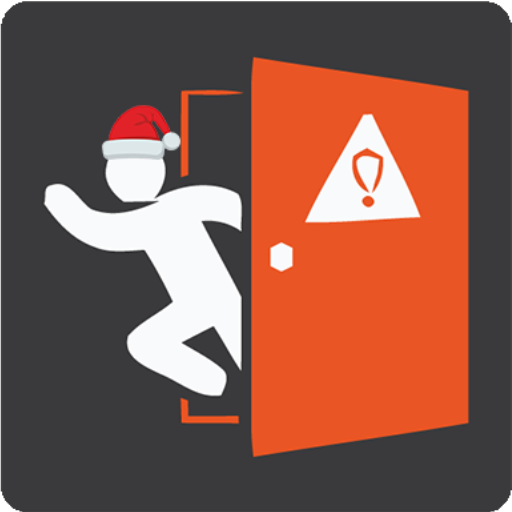 The Escape Room Backroom House logo