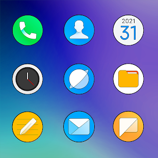MIUl 12 Circle Icon Pack v2.5.0 APK Patched
