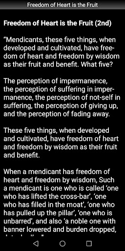 Freedom of Heart is the Fruit Screen 3