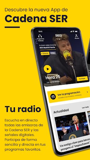 Android application Cadena SER Radio screenshort