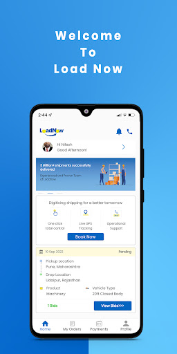 Android application LoadNow screenshort
