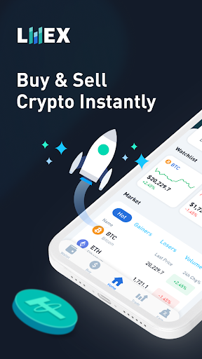 Android application LMEX: Crypto & Bitcoin Trading screenshort